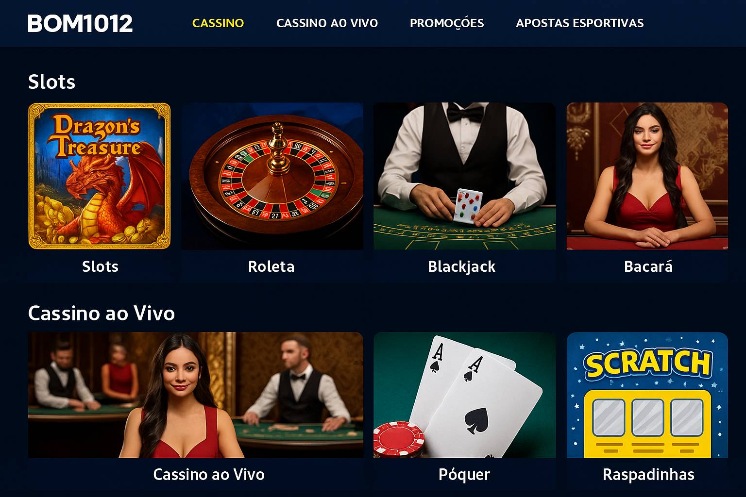 Jogos de cassino online BOM1012